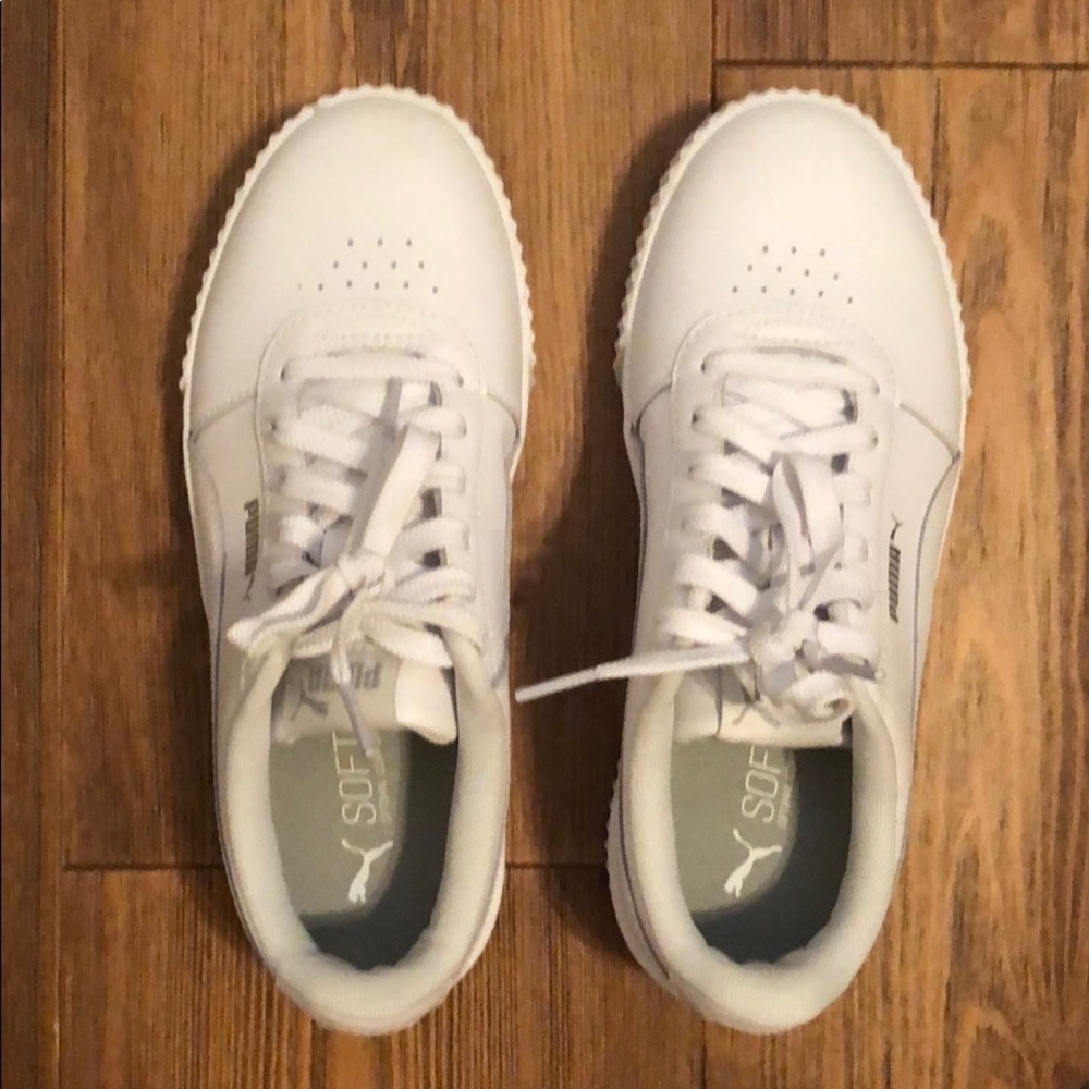 White Puma Sneakers